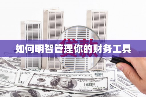 柳州如何明智管理你的财务工具