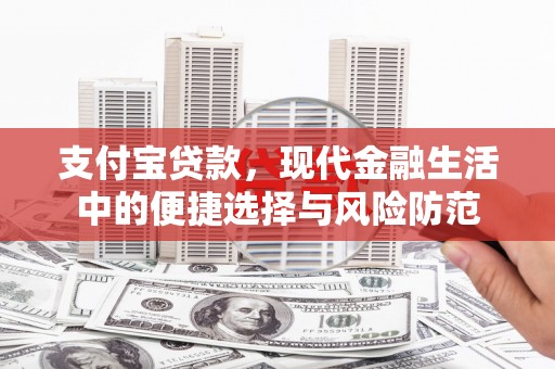 柳州支付宝贷款，现代金融生活中的便捷选择与风险防范