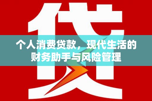 柳州个人消费贷款，现代生活的财务助手与风险管理