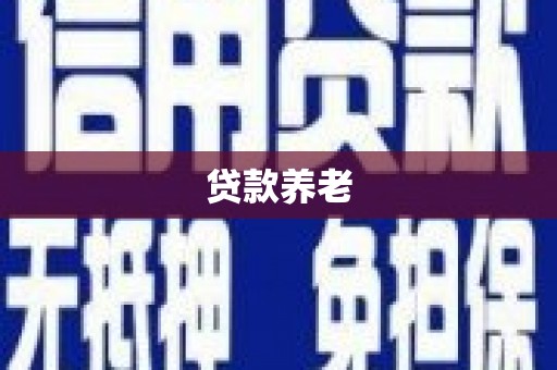柳州贷款养老